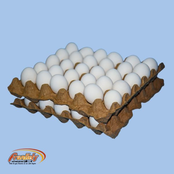 Huevos Blancos Extra Grandes Del Campo 30 Und/Paq